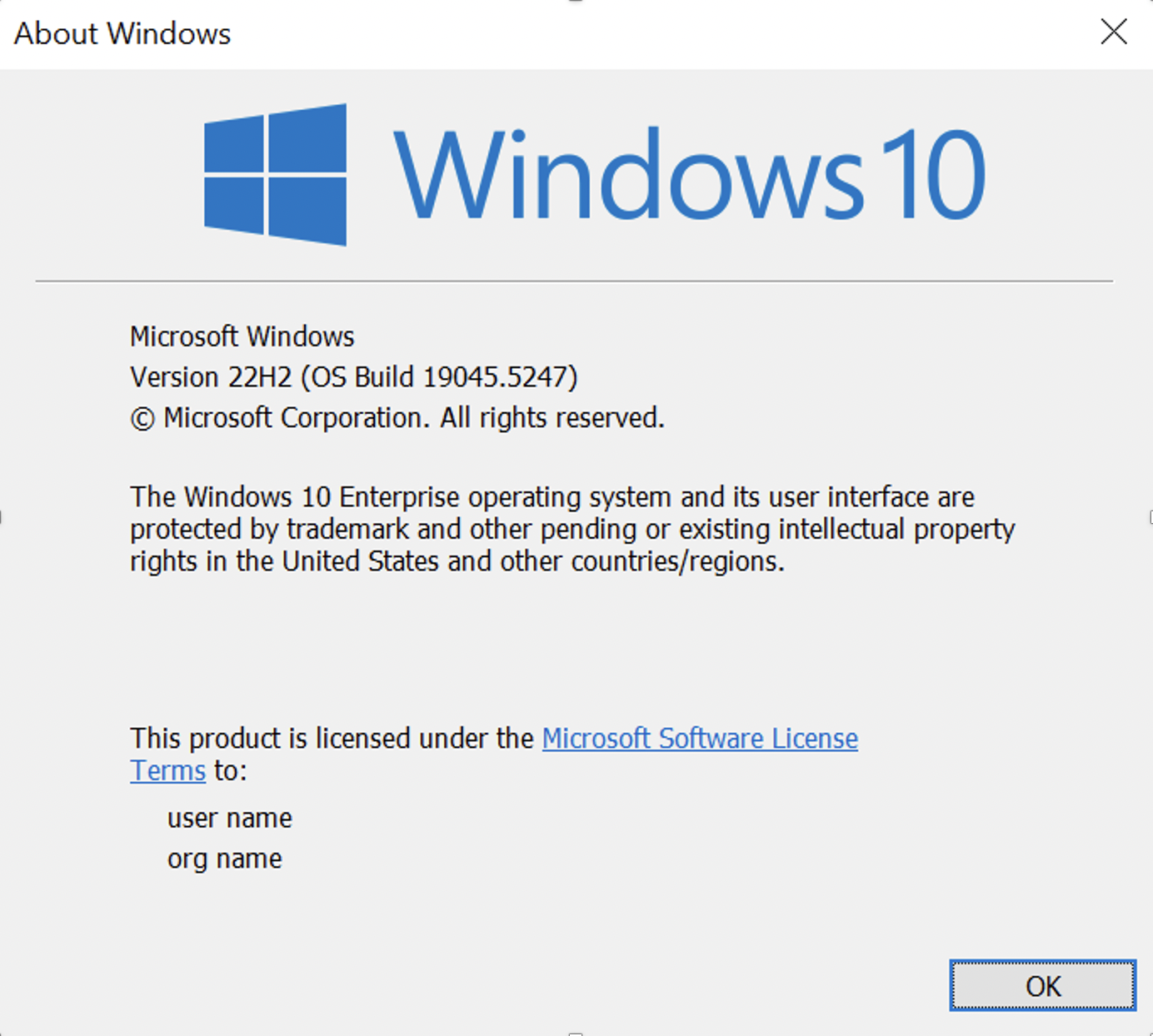 screenshot of popup showing Windows operating system